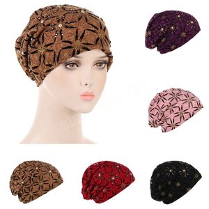 Unisex Men Women Beanie Beangy Night Sleep Cap Chec