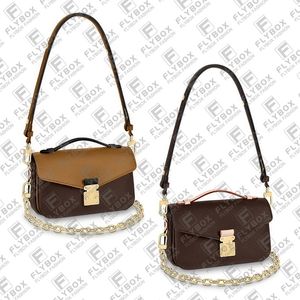 M46279 M46914 METIS Bolsa Crossbody Messenger Bag Chain Bags Mulheres Moda Luxo Designer Bolsas de Ombro Tote Bolsa Bolsa de Qualidade Superior Entrega Rápida