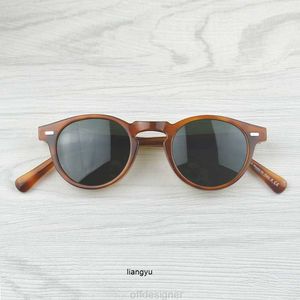 All'ingrosso-Gregory Peck Brand Designer uomo donna Occhiali da sole oliver Vintage Polarizs OV5186 retro Occhiali da sole oculos de sol OV 5186