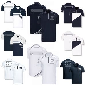 Neues Sommer-Herren-POLO-Shirt, F1-Team-Fahrerkleidung, lässiges, kurzärmeliges Revers-T-Shirt, maßgeschneidertes Renn-POLO-Shirt für Männer und Frauen.