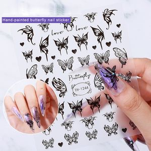 Snowmen Xmas Nail Art Sticker Manicure DIY Nail Decorations for Women Girls 5 Sheets