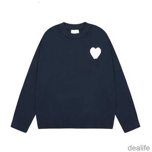 Amis Am i Paris Designer Sweater Amiswater Jumper Hoodie Winter Thick Sweatshirt Jacquard A-word Red Love Heart Pullover Men Women Amiparis 7rnr