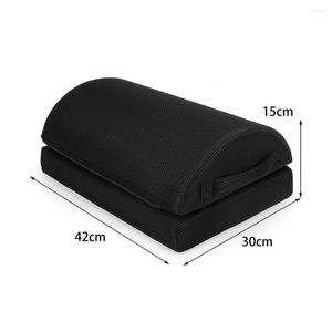Pillow Unique Hook And Loop Fastener Foot Rest Leg Pad Zipper Design Memory Foam Office Accessories