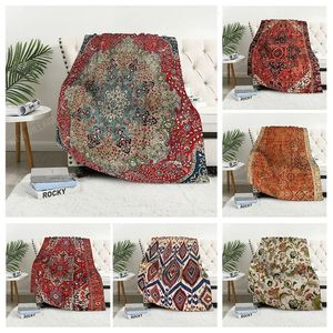 Coperte Divano scozzese per coperte al ginocchio caldo copriletto invernale coperta Decor boho caldo pile Nordic Vintage marocchino Morbido e peloso 231113