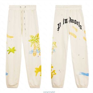 Men's Palms Palm Angel PA Pants Designer Sweatpants Fashion Print Sport Retro Loose Pant High Street Joggers Couple Trouser Hip Hop Streetwear Angels 8127 ESH