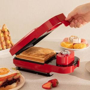 Other Kitchen Tools Electric Sand Maker 4 In 1 Multibaker Toaster Breakfast Machine Waffle 220v Takoyaki Sandera Household 231113