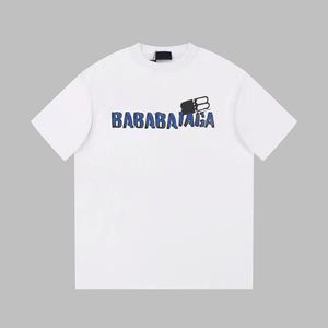 2023 T-shirt Hip Hop Street Printowa koszulka krótkiego rękawu Wysokiej jakości spersonalizowana damska i męska odzież sportowa czysta bawełniana bawełniana top