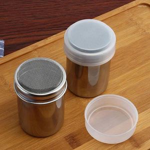 Baking Tools Small And Large Size Stainless Steel Chocolate Shaker Icing Sugar Powder Flour Cocoa Coffee Sifter Shakers With Cover