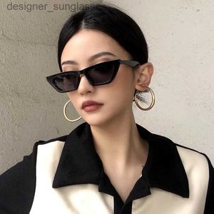 Sonnenbrille Reisen Vintage Cat Eye Sonnenbrille Frau Shades Schwarz Sonnenbrille Weiblich Kleiner Rahmen Spiegel Quadratisch Oculos De Sol Uv400 BrilleL231114