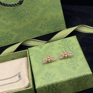 Designer lyxiga örhängen smycken kvinnor hoop charm metall brev studs damer personlighet biva örondroppar