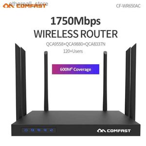Routers Comfast CF-WR650AC 1750Mbps Wireless Dual Band Gigabit WiFi Router 802.11ac 2.4G 5G USB2.0 Enginering AC Manage Router Q231114