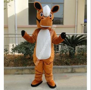 Christmas Horse Mascot Costume Cartoon theme character Carnival Unisex Adults Size Halloween Birthday Party Fancy Outdoor Outfit For Men Women