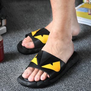 Slippers Fashion Monster Men Summer Homewear Bathroom Flats Designer Shoes Sandals Nonslip Soft Beach Flip Flops Slides Novelty 230328