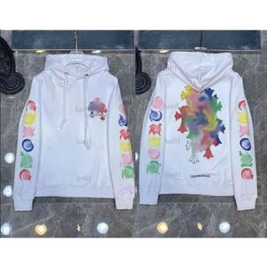 Masowe mężczyźni Jacki projektant Chromes Zipper Sweashirs usłyszysz podkowy Cross Prin Brand Ch Hoodies Women Coa Casual Pullover LUS