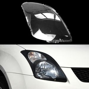 Auto Case Headlamp Caps för Suzuki Swift 2005 ~ 2016 Car Front Headlight Lens Cover Lampshade Lampcover Head Lamp Glass Shell