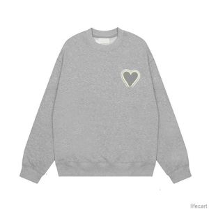 Unisex designer am i paris tröja mode amiparis hoodie jumper casual a-line liten hjärta kärlek coeur svett vinter hög gata huvtröjor rund hals amis 8ccq