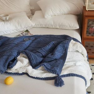 Coperte Doppia Flanella Vento Ragazza Con Frange A Cuore Coperta In Maglia Coperta Invernale Agnello Piumino Adatto Per Il Sonno Nudo