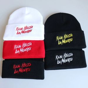 Beanieskull Caps Anuel Aa Real Hasta La Muerte Muerte Cotton Casuare Beanies for Men widnitte