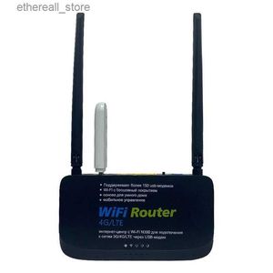 Routery CIOSWI bezprzewodowy router Wi -Fi 300 Mbps dla USB 4G Modem 2*LAN WAN OMNI II WARTOŚCI DLA ROSIJI 2,4G ANTENA PUNKT AMAKUNEK Q231114