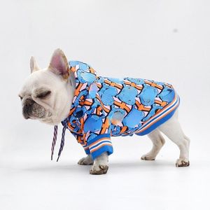 Summer Dog Apparel Hoodies med huva modedesignkläder för små medelstora hundar Bulldog chihuahua kostymrock t skjortor jackor