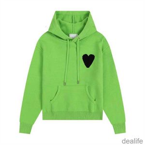 Amis Amisweater Pull Camisola De Malha Com Capuz Am i Paris Com Capuz Pulôver Homens Mulheres Moletons Casuais Amiparis Coeur Coração Amor Padrão Suor Jumper Tuk5