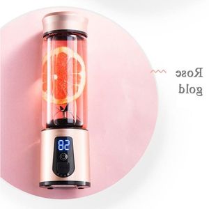 Freeshippingportátil espremedor elétrico liquidificador usb mini misturadores de frutas espremedores extratores de frutas alimentos milkshake multifuncional fabricante de suco ma jddh