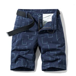 Mäns shorts Pure Cotton Summer Mens Cargo Shorts Boys Casual Pocket Streetwear Plus Size Male Long Bermuda Z133 230414