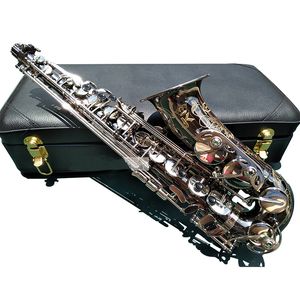 Almanya JK SX90R Keilwerth Saksafon Alto Siyah Nikel Gümüş Alaşımlı Alto Sax Pirinç Müzik Enstrümanı