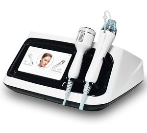 معدات التجميل المنزلية 2 في 1 RF Microneedling Machine مع Cryo Cold Hammer Stretch Marks Remover 10/25/64Pin Nano Micro Treatment