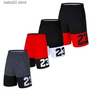 Herren-Shorts, Basketball-Shorts, hohe Qualität, Nr. 23, lockere Strand-Shorts, Fitnessstudio, Training, 5XL, schnell trocknende Herren-Laufshorts T230414