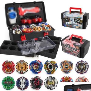 4d beyblades beyblade fidget spinner 12pc/box burst metal fusion arena bey mes launcher spinnen topspeelgoed voor kinder drop levering g dh0xb