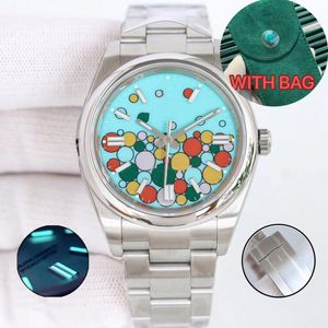 Luxury Womens Watch Perpetual Automatic Movement With Green Bag Designer Watches High Quality 36mm 31mm 41mm Mens Watch 904l Steel Luminous Montre de Luxe