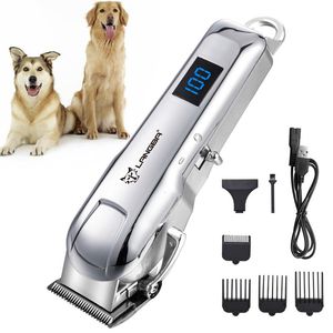 Dog Grooming Professional Hair Trimmer All Metal Rechargeable Pet Clipper Cat Shaver Cutting Machine Puppy 230414