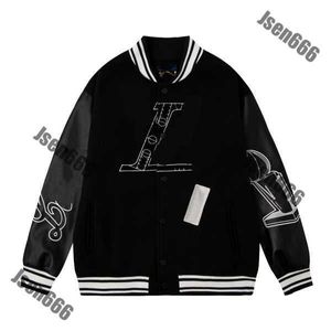 Varsity Мужская куртка Дизайнерская Varsity Louiseity Бейсбольное пальто Модная женская куртка Letterman с вышивкой и надписью Однобортные топы Одежда для пар LCQ7