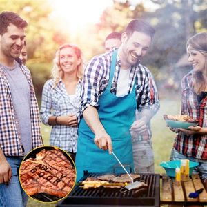 Ferramentas personalidade portátil marca de cozinha durável conveniente alfabeto inglês resistente ao desgaste churrasco criatividade doméstica prático