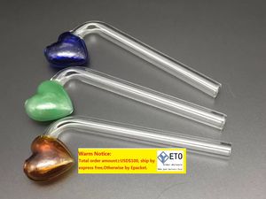 Pipes de vidro Pipes de fumantes para coração de suor Mini 2017 New chegada Tubos de fumantes de mão Blow Blow Glass Tubs Plataformas de óleo para fumar tubo de água