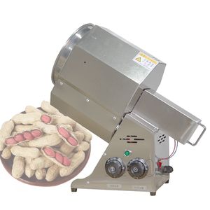 Nut roaster industrial Fried Sunflower seeds Peanut cashew nut chestnut roasting processing machine