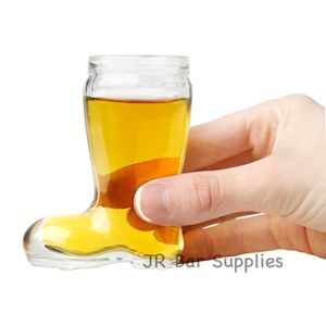 Tumblers Set of 6 Boot S Clear Glasses for Drinking Whiskey Liquor Party 2 Oz Beer Das 230413