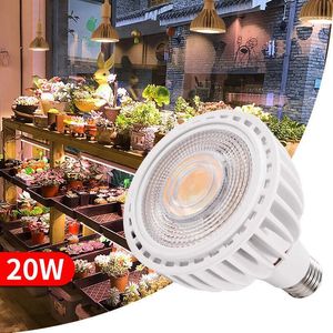 Grow Lights 20W 30W 40W Luce per la crescita delle piante LED Spettro completo 85-285V Piantina Grow Tenda LED Phyto Lampada Idroponica Lampadina a led E27 Fito Lampara P230413