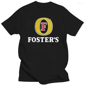 Męskie koszulki z krótkim rękawem zabawna koszula męska damska nowość Tshirt Foster's Lager-licencjonowana koszulka z logo piwa