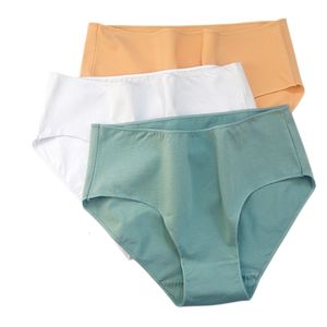 Kvinnors trosor 6st/Lot Cotton Panties Höga midjor Underkläder Kvinnor Pantar Comfort Intimat Kvinnliga underbyxor Solid Color Pantys M-2XL 230414