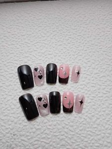 Falska naglar Ljusår bort Nail/Punk Style Nail/Y2K Style Nails/Elegant Nails/3D Nail/Hand Made Press On Nails/Press On Nails Q231114