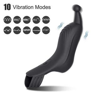 Vibratore in silicone per le donne Manicotto per le dita G Spot Orgasmo Stimolatore del clitoride Vibratori femminili Merci Adulti 18 Giocattoli del sesso 231010