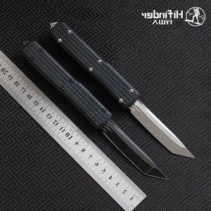 Hunt Tool Outdoor D2 Knife Tactical Survival Kitchen EDC Hifinder Camping Dinner Aluminum Blade Handle Guosp