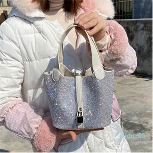 The basket mother niche set coclea platinum cool street trend platinum lock borsa a secchiello borsa a tracolla inclinata borsa a tracolla