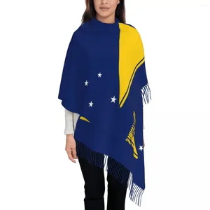 Lenços bandeira de Tokelau cachecol para mulheres inverno quente cashmere xales e envoltório longo grande xale vestido de noite