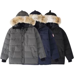 6 colori di abbigliamento firmato di alta qualità Canada G14 Carson Parka Cappotto da uomo Piumino da donna Piumino d'oca vera pelliccia Piumino d'anatra bianco Parka invernale