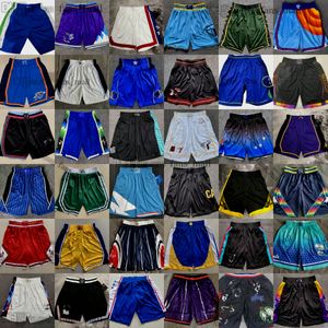 Tryckt ny stad Kawhi Leonard basket shorts med ficklag sport slitage hem borta elastisk midja casual slitage sport andas gymnastikstrand strand kort