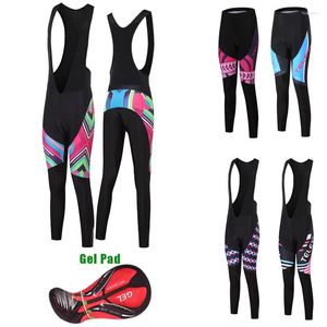 Rennhose Sport Fahrrad Lätzchen Frauen Radhose Gel Pad MTB Fahrrad Leggings Damen Kleidung Lange Strumpfhosen Sommer Radfahrer Unterwäsche