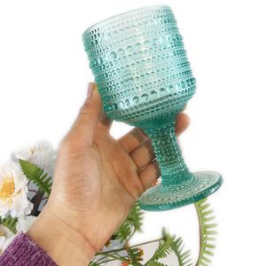 Wine Glasses Dishwasher Safe Goblet for Holidays Party Wedding Vintage Water Drinking Glasses Goblets Colorful